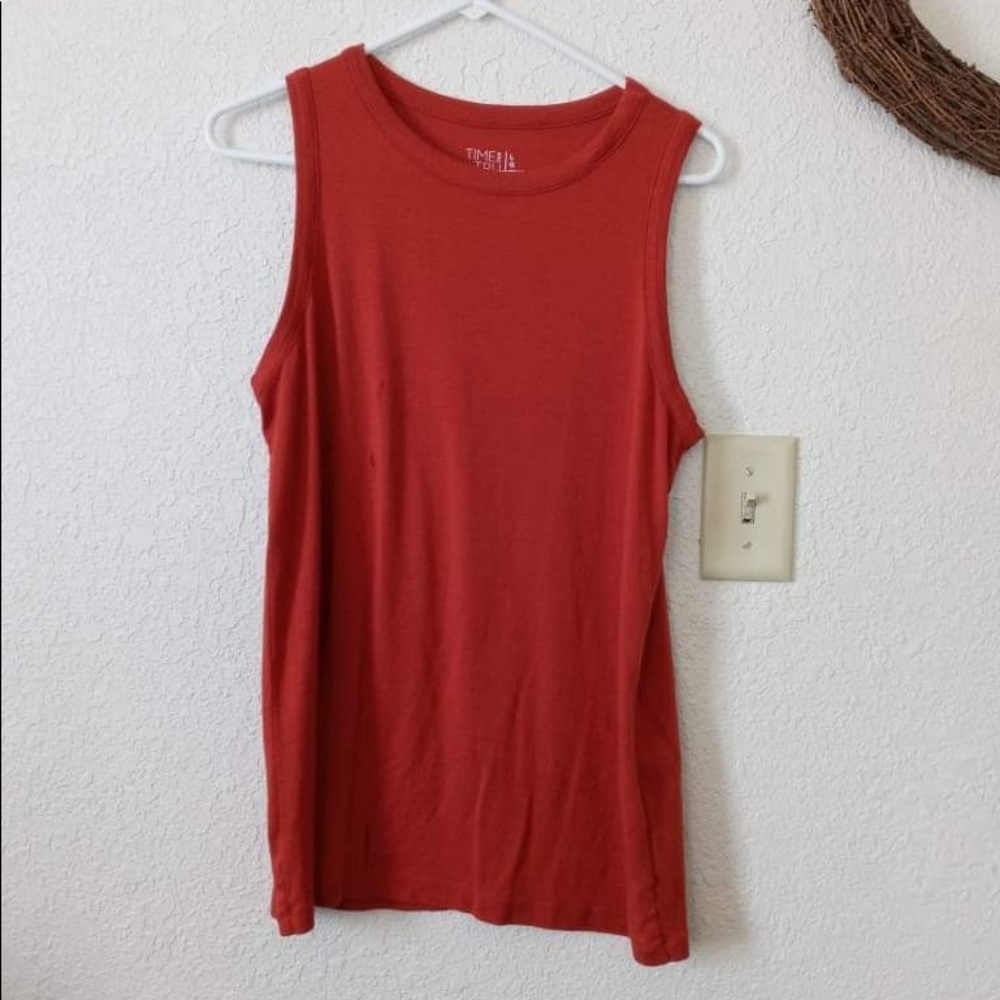 Orange Sleeveless